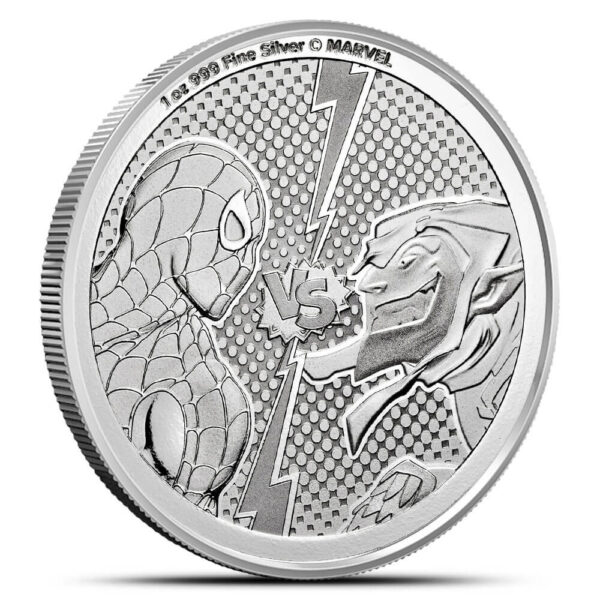 2024 Niue Marvel Spider-Man vs Green Goblin 1 oz Silver Bullion Coin