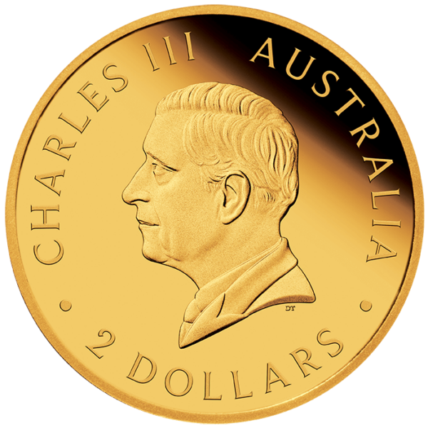 2025 Australia Kangaroo Mini Roo 1/2 Gram Gold Proof Coin - Image 5