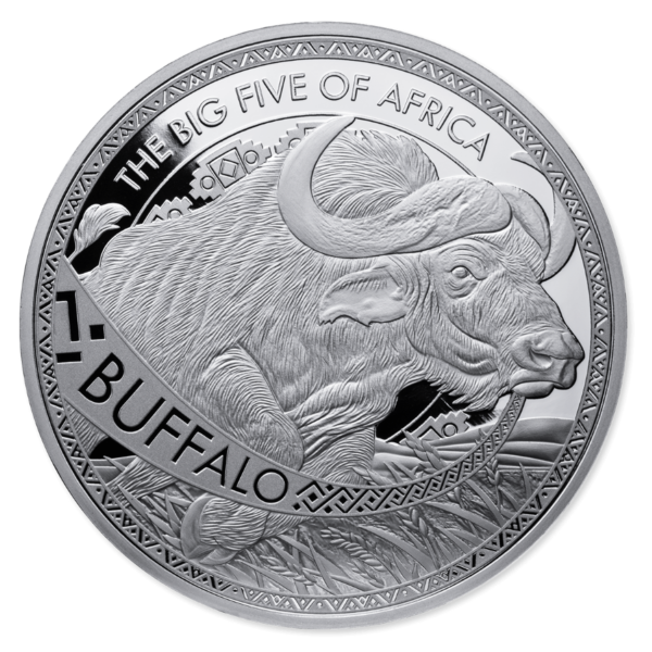 2025 Burundi The Big Five of Africa 5 x 1 oz Silver Proof-Like Coin Set - Image 5