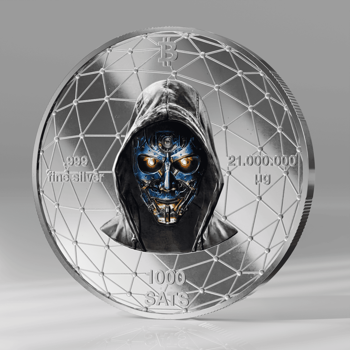 2025 Germany Satoshi Project Bitcoin Crab 21 Gram Silver Coin