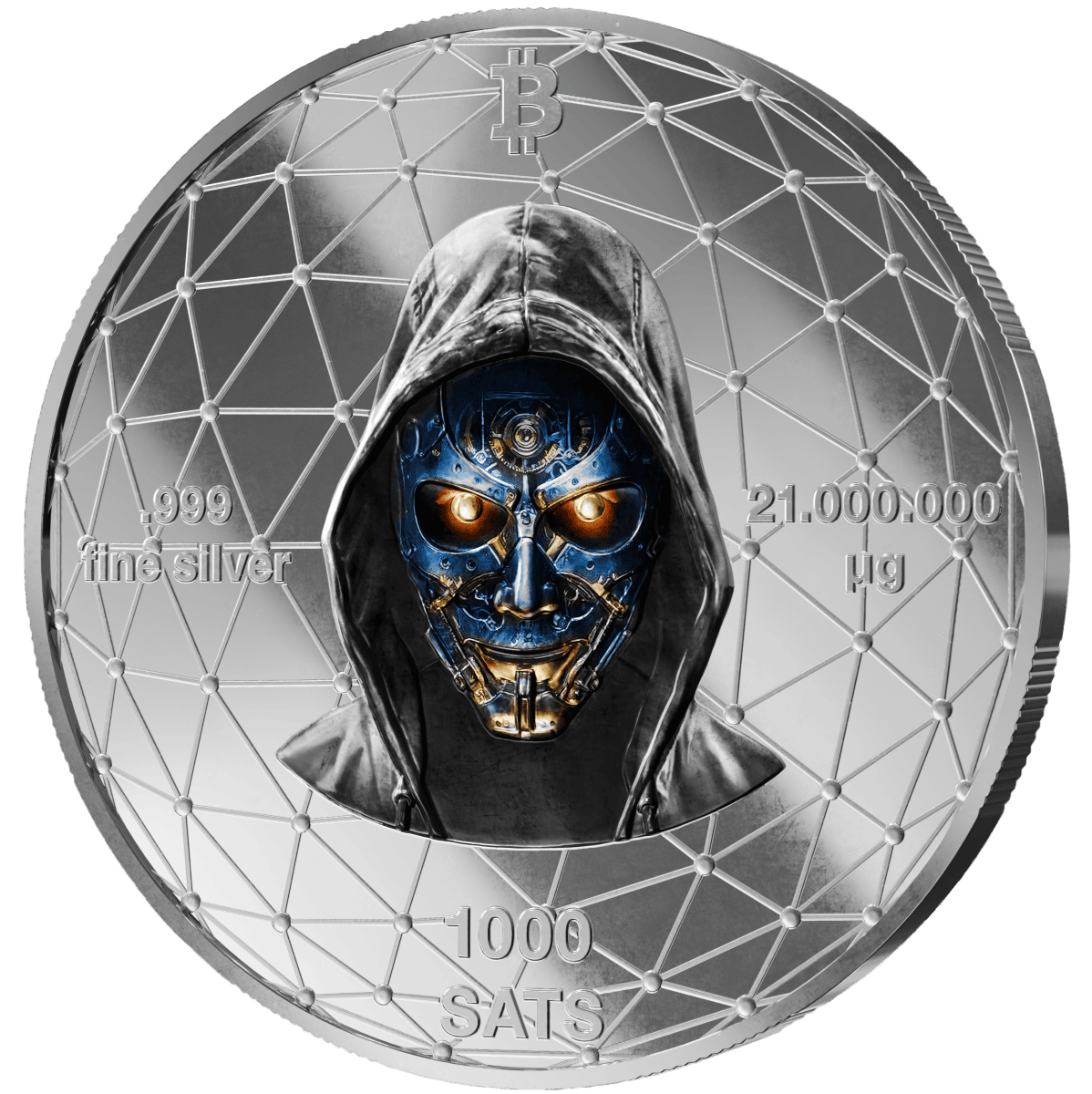 2025 Germany Satoshi Project Bitcoin Crab 21 Gram Silver Coin