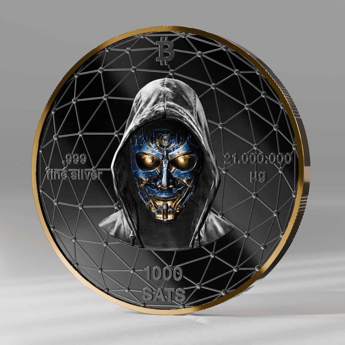 2025 Germany Satoshi Project Bitcoin Dolphin 21 Gram Silver Coin