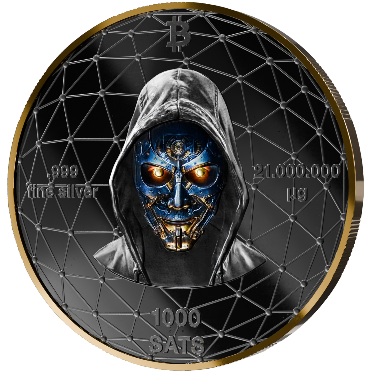 2025 Germany Satoshi Project Bitcoin Dolphin 21 Gram Silver Coin