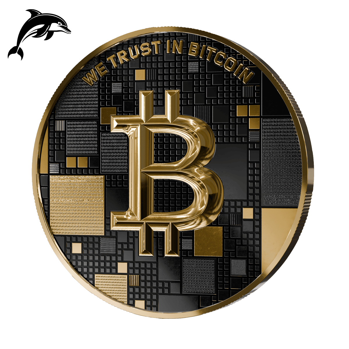 2025 Germany Satoshi Project Bitcoin Dolphin 21 Gram Silver Coin