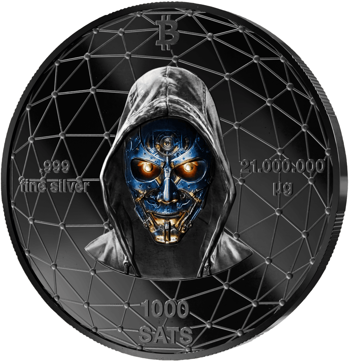 2025 Germany Satoshi Project Bitcoin Fish 21 Gram Silver Coin