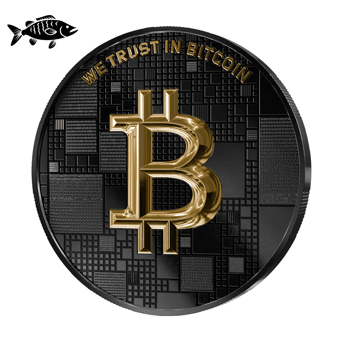 2025 Germany Satoshi Project Bitcoin Fish 21 Gram Silver Coin