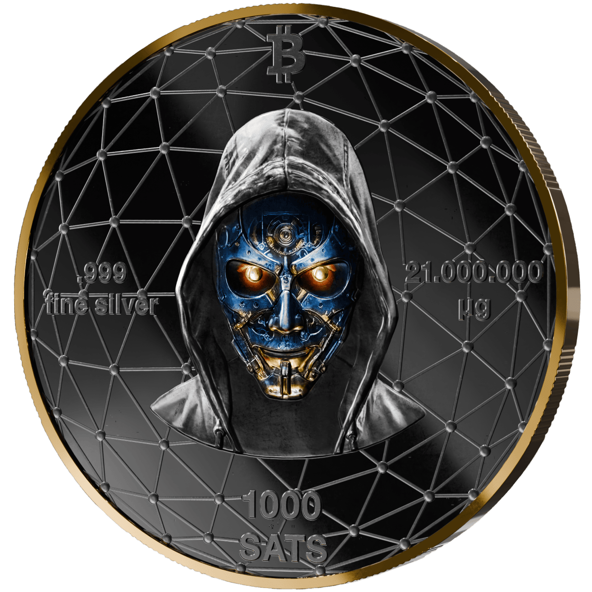 2025 Germany Satoshi Project Bitcoin Shark 21 Gram Silver Coin