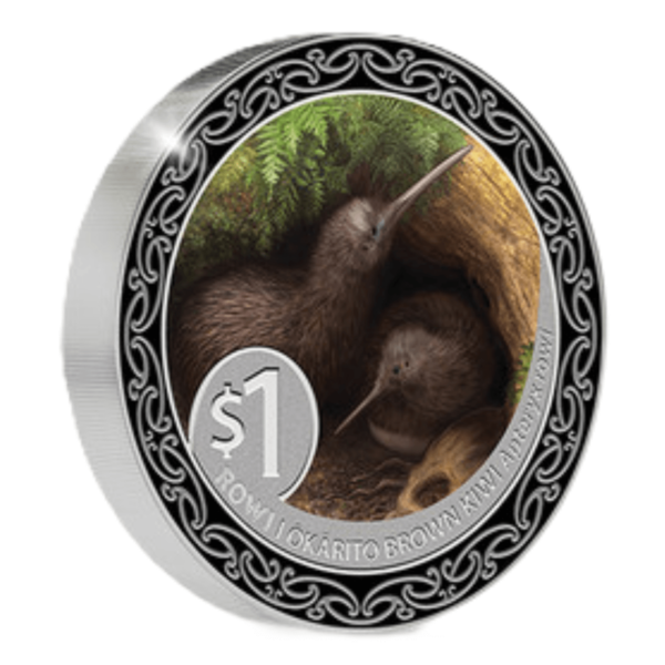 2025 New Zealand Kiwi 1 oz Silver Colorized Proof Coin