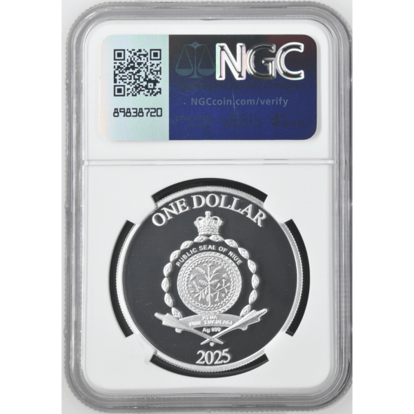 2025 Niue Year of the Snake 7 Elements 17.50 Gram Silver Coin NGC PF 69 UCAM - Image 2