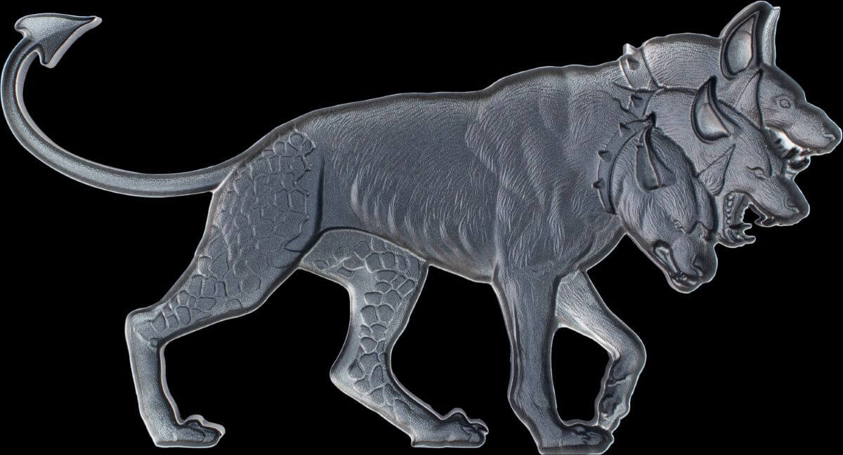 2025 South Korea Mythical Beasts Cerberus 2 oz Silver Stacker