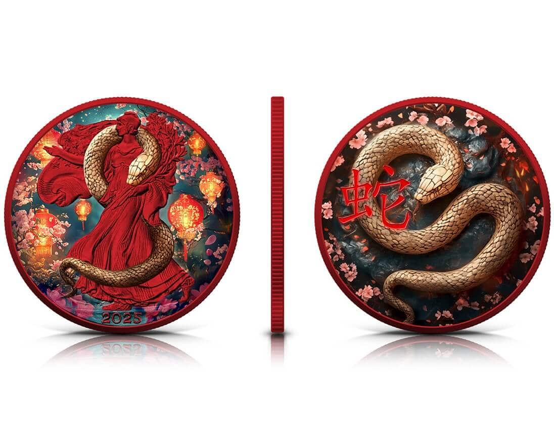 2025 American Eagle Lunar Year of the Wooden Snake 1 oz