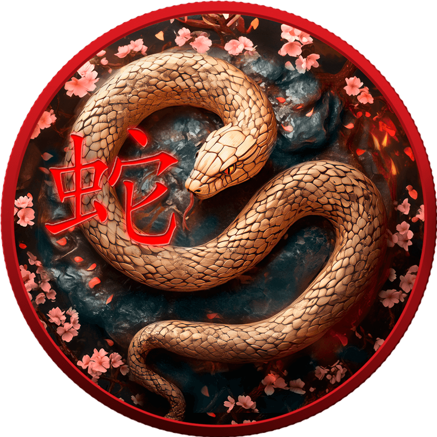 【イーグル銀貨】500枚限定Year of the Wooden Snake 2025 American Silver Eagle - Year of the Wooden Snake - Hero