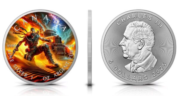 2025 Canada Maple Leaf Diesel Fury 1 oz Silver Colorized Coin - Image 5