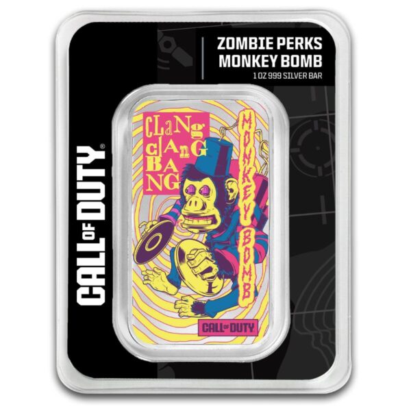 2025 PAMP Call of Duty Zombie Perks 1 oz Silver Bar TEP in Mystery Pack - Image 6