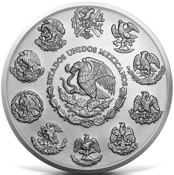 2024 Mexico Libertad Reciprocal Tariffs 1 oz Silver Colorized Coin - Image 2