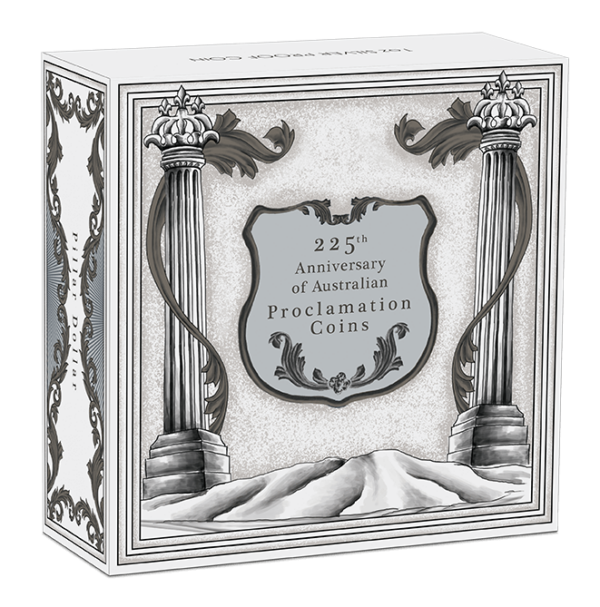 2025 Australia 225th Ann. Australian Proclamation Pillar Dollar 1 oz Silver Proof Coin - Image 5