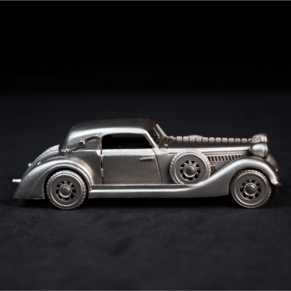 2025 South Korea The Classic Car 3 oz Sterling Silver Shaped Antiqued Metal - Image 3