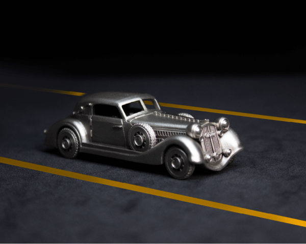 2025 South Korea The Classic Car 3 oz Sterling Silver Shaped Antiqued Metal - Image 8
