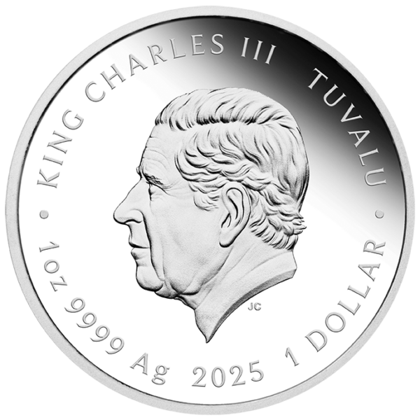 2025 Tuvalu Teenage Mutant Ninja Turtles Donatello 1 oz Silver Proof Coin - Image 2
