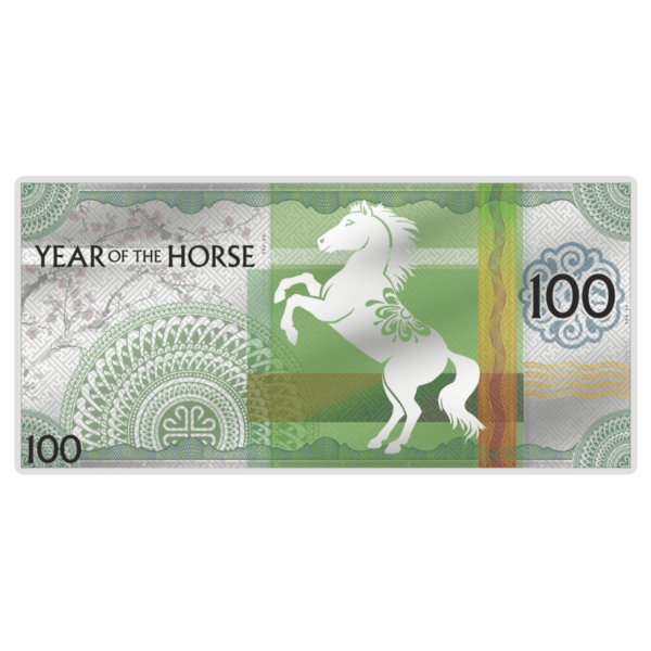 2026 Mongolia Lunar Year Collection Horse 5 Gram Silver Note