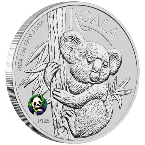 2024 Australia BICE Show Special Koala 1 oz Silver BU Coin in Card - Image 3