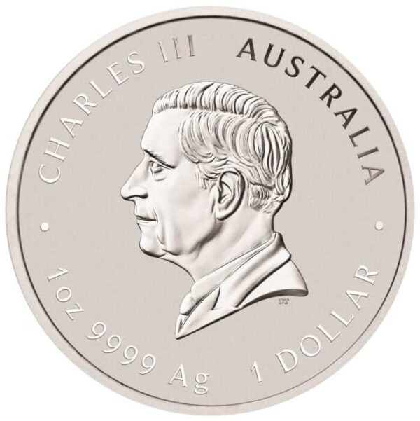 Back of 2025 Australia Chinese Myths and Legends Double Phoenix 1 oz Silver BU Coin