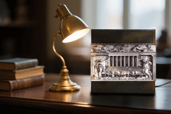 2025 Cameroon Monuments of Civilization The Parthenon 2 oz Silver Antiqued Coin - Image 7