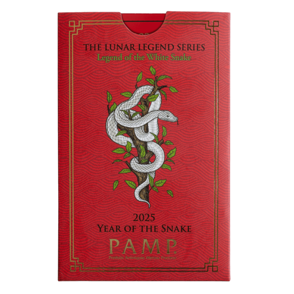 2025 Lunar Year of the Snake Legend of the White Snake 1 oz Silver Bar - Image 3