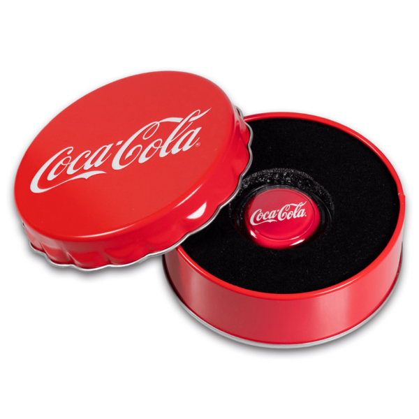 2025 Niue Coca-Cola Bottle Cap 6 Gram Silver Colorized Shaped Coin - Image 7
