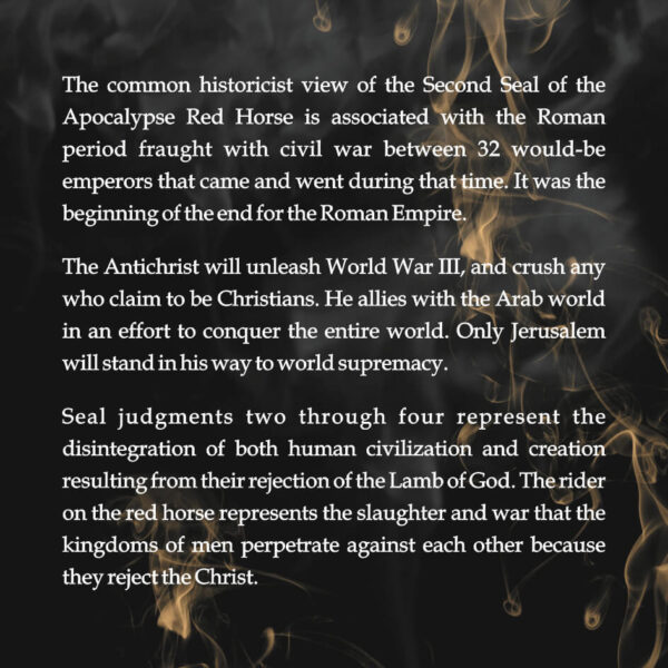 Story for the 2025 Niue Seven Seals of the Apocalypse Red Horse 3 oz Silver High Relief Coin