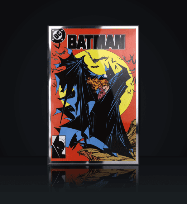 Front of the 2025 Samoa DC Comics Batman #423 Iconic Covers 1 oz Silver Colorized Foil