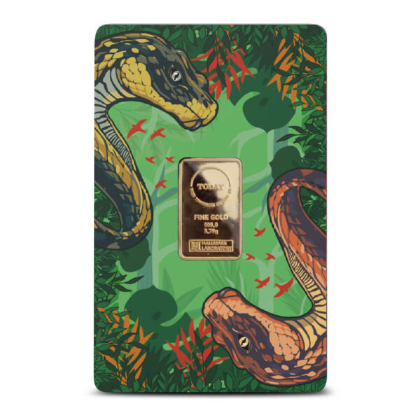 2025 South Korea Lunar Year of the Snake 3.75 Gram Gold Bar in Box