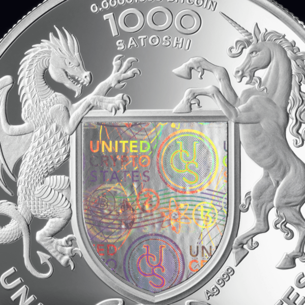 2025 United Crypto States Libertad 1 oz Silver Proof Coin - Image 6