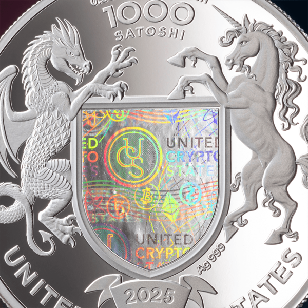 2025 United Crypto States Puma 1 oz Silver Proof Coin - Image 6