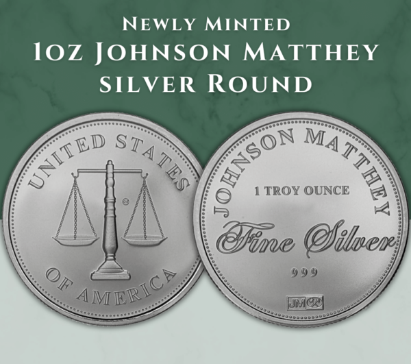 2025 United States Johnson Matthey 1 oz .999 Silver Round - Image 3