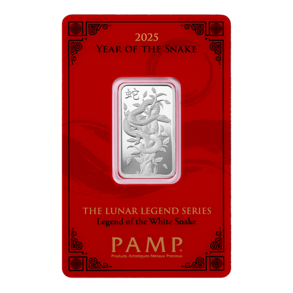 2025 Lunar Year of the Snake Legend of the White Snake 10 Gram Silver Bar