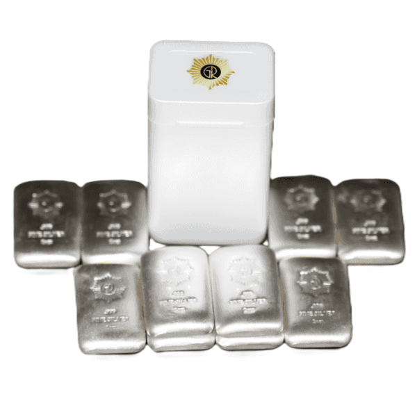 GR Reserve 2 oz Silver .999 Cast Bars in a Tube of 10
