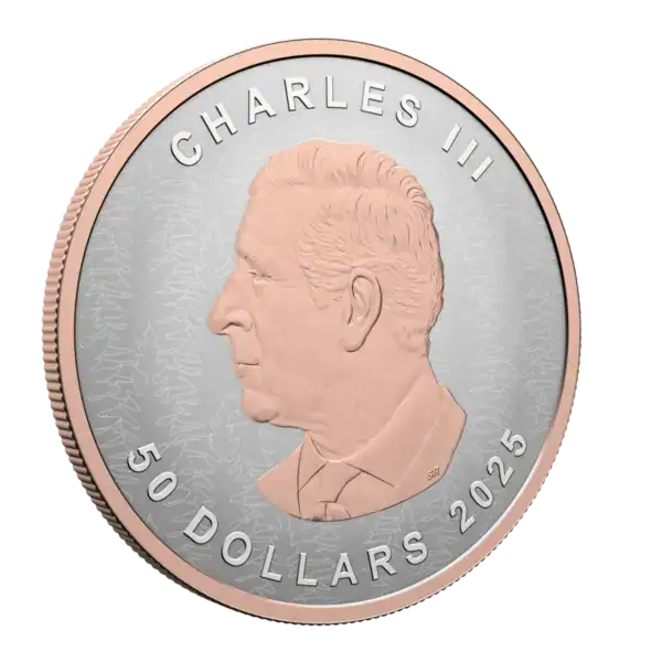 1922 Canada Peace Silver Dollar coin with a portrait of King George V, featuring detailed engravings and a bi-metallic design.