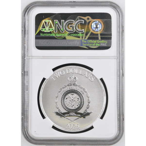 2025 Niue Star Wars Luke Skywalker 1oz Silver BU Coin graded MS 69 by NGC; features Luke Skywalker design with Star Wars logo in certified holder.