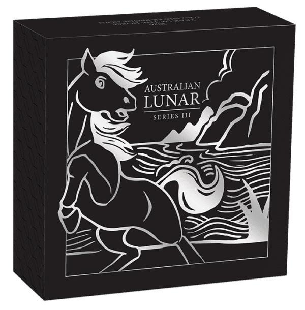 2026 Australia Lunar Series III Year of the Horse 1/2 oz Silver Proof Coin - Image 5