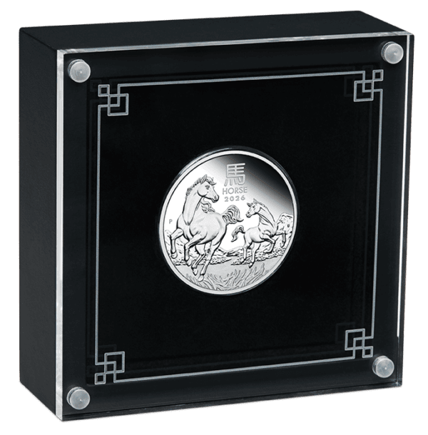 2026 Australia Lunar Series III Year of the Horse 1/2 oz Silver Proof Coin - Image 4