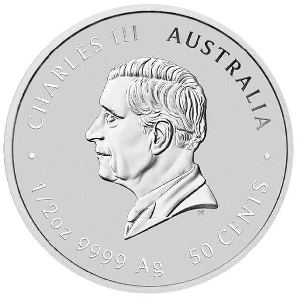 Obverse of the 2026 Australia Lunar Series III Year of the Horse Silver Coin – 1/2 oz denomination