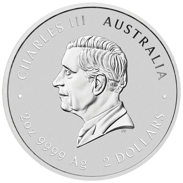 Obverse of the 2026 Australia Lunar Series III Year of the Horse Silver Coin – 2 oz denomination