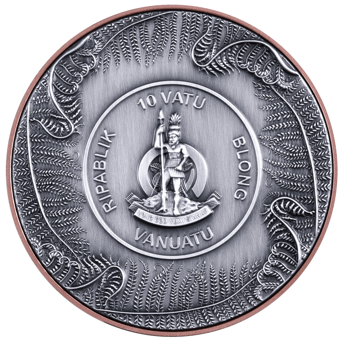 2026 Vanuatu Double Silver Giant Smilodon Coin w/ Copper Core