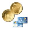 2023 Chad Guardian Angel 1/1000 oz Gold Coin in Assay Card