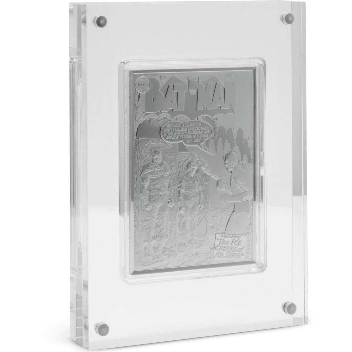 Niue 2024 Batman 90th Anniversary Silver Coin in protective display case.