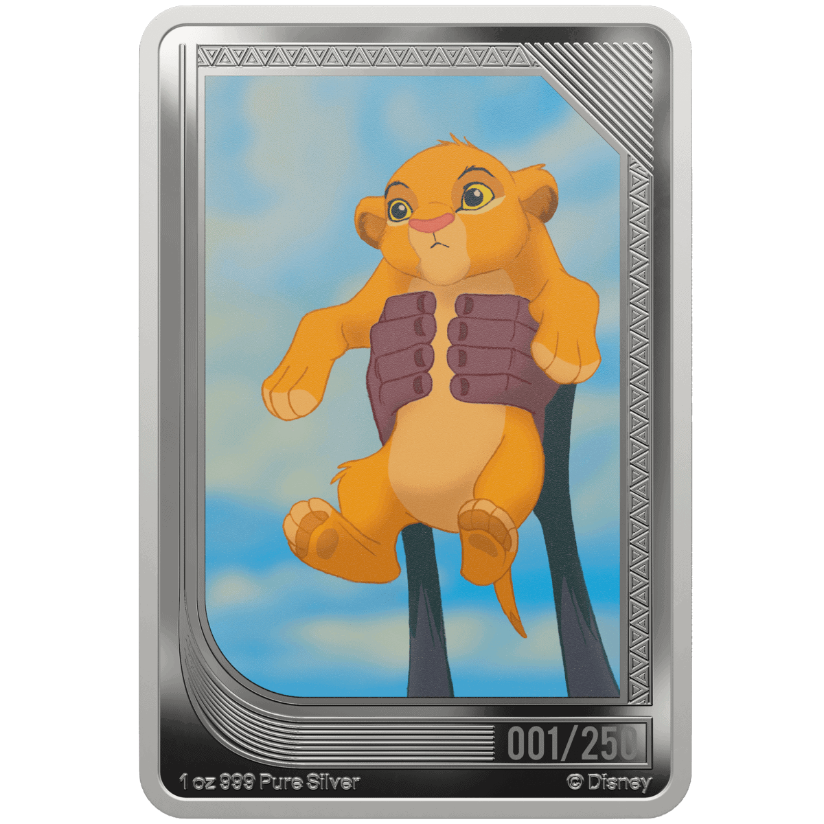 Luxury lion cub collectible as seen on GR Reserve silver card.