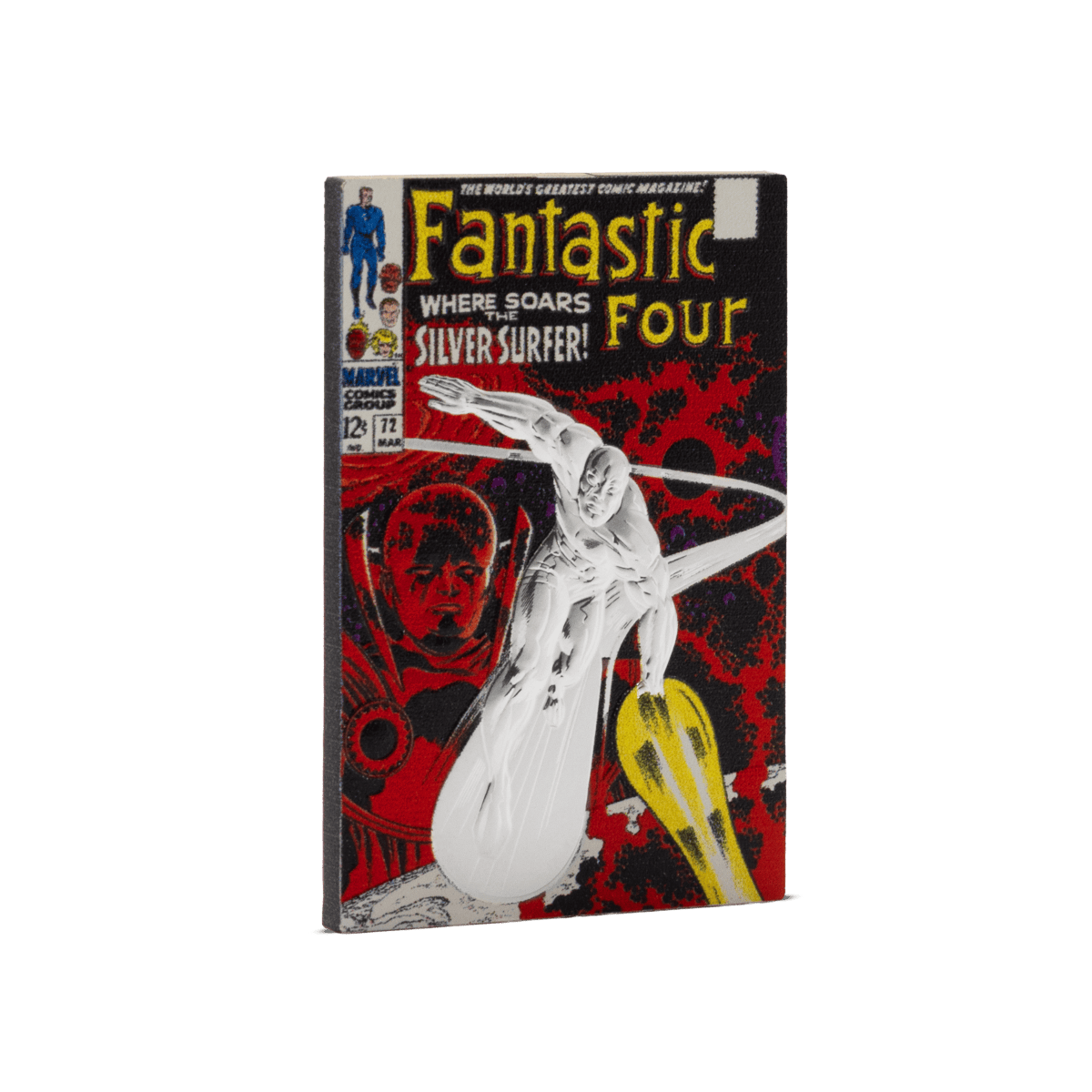 Victory Comics, 1962, US, Fantastic Four comic book cover coin.