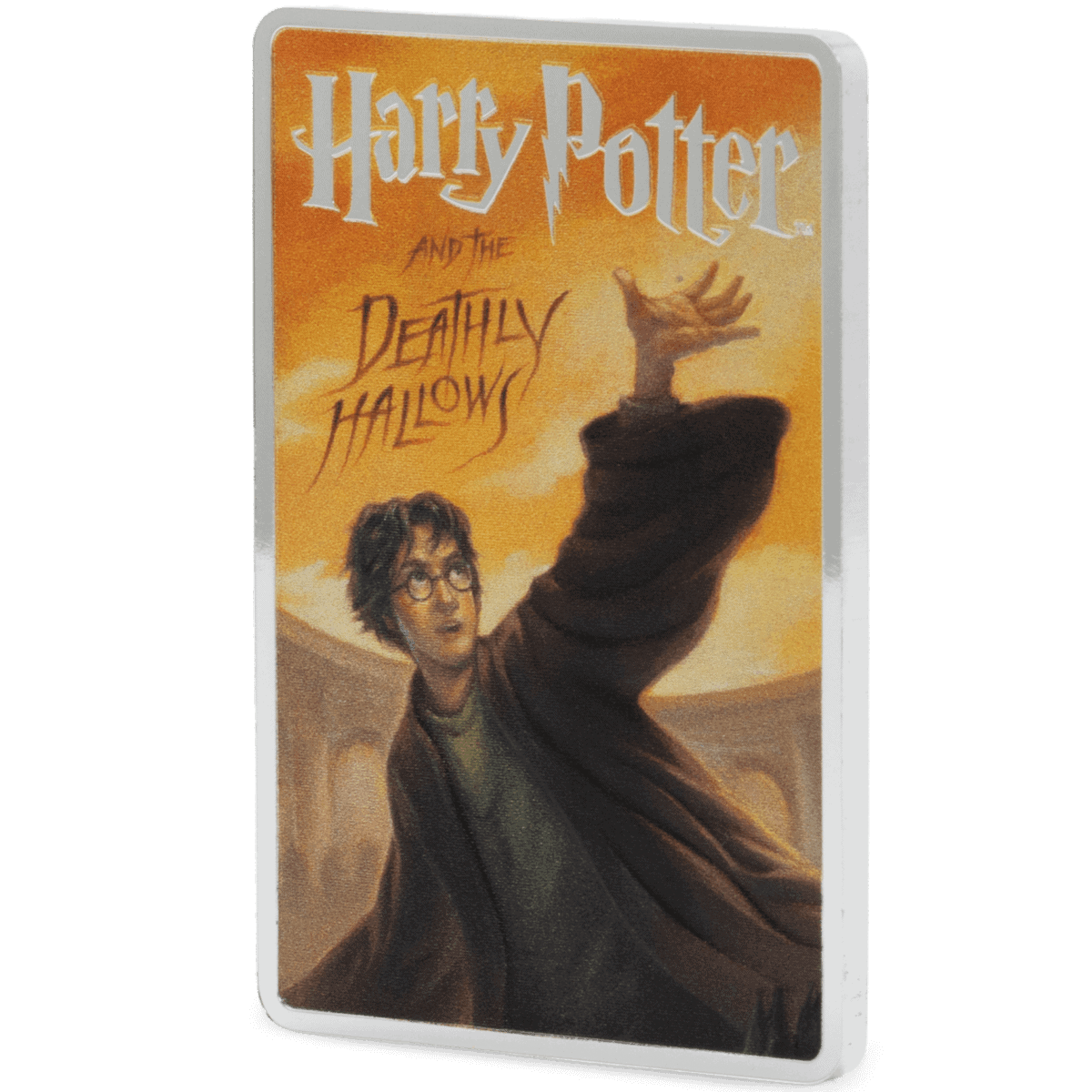 Niue Harry Potter and the Deathly Hallows 2 oz Silver Coin GR Reserve Front Right.