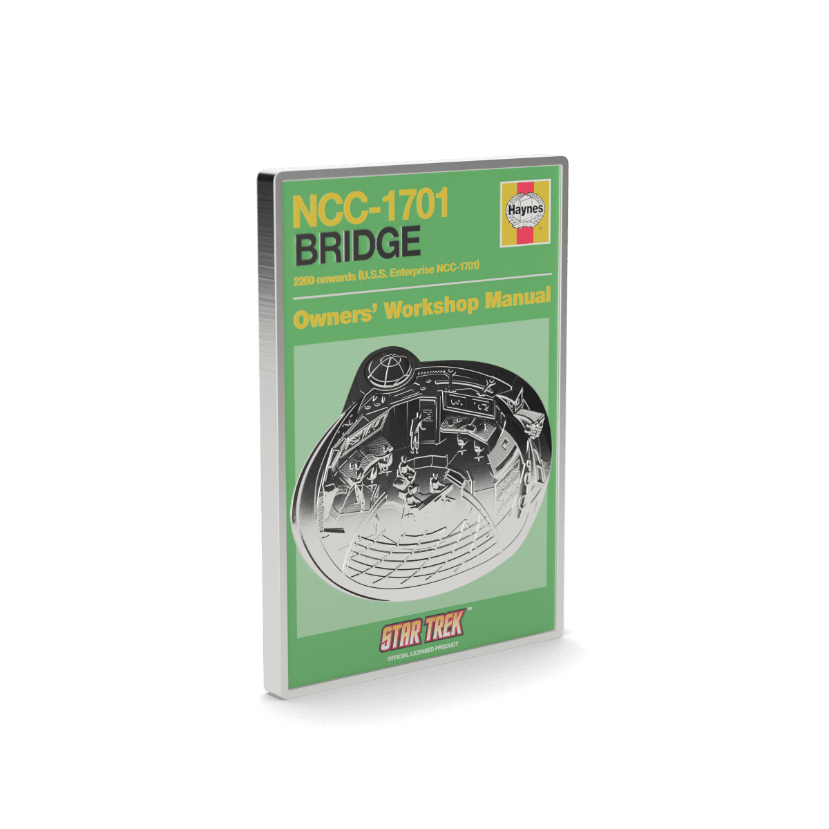 NCC-1701 Star Trek bridge owner's workshop manual collectible card from 2023.